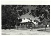 Angled right side elevation of building
