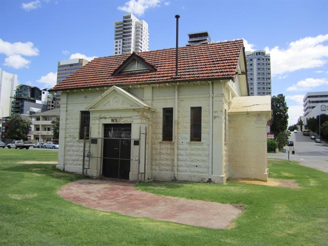 Station No.2 Front Elevation view towards East Perth