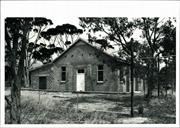 Angled front elevation of building