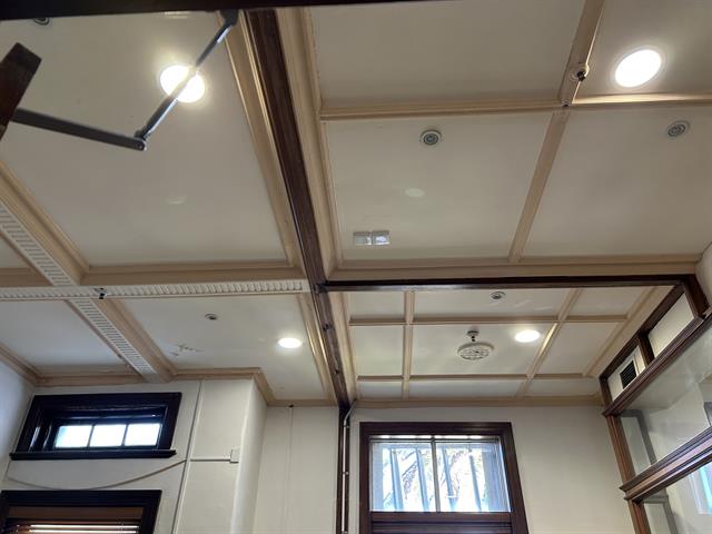 Ceiling in Reception