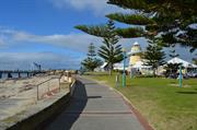 View along foreshore