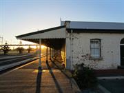 Railway Station platform looking south west