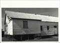 Front elevation of left half of building