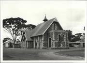 Corner elevation of church from North west