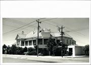 Front corner elevation of building