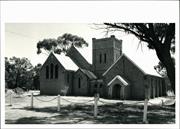 Angled elevation of Eastern frontage of church