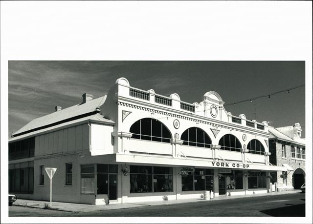 Front corner elevation of York and District Co-Op