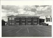 South elevation of annexe from across carpark