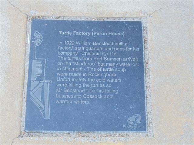 Turtle Factory Plaque