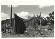 Detail of barn ruins