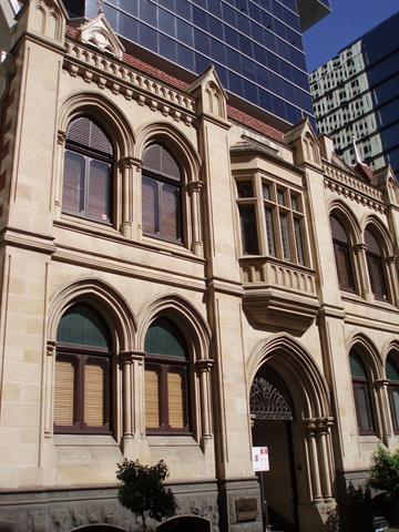 West elevation, 20 Howard Street, Perth