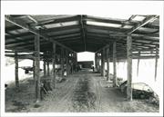 Interior view of cart shed