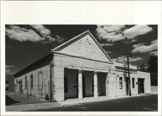 Front corner elevation of the entire building