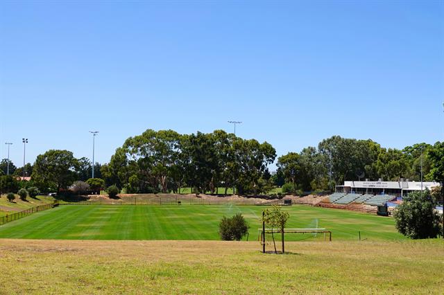 Grounds - soccer field - looking SE