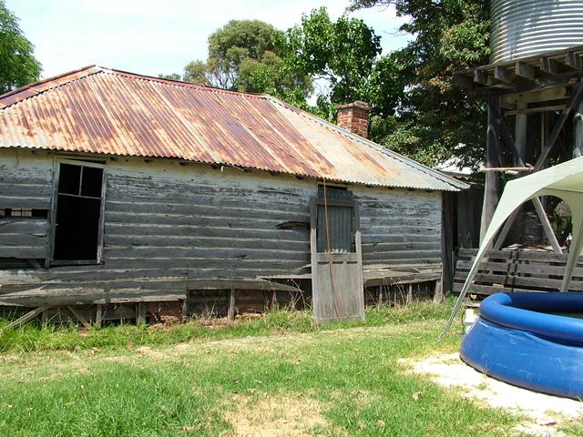 Outbuildings - Kitchen and Tankstand from NNE