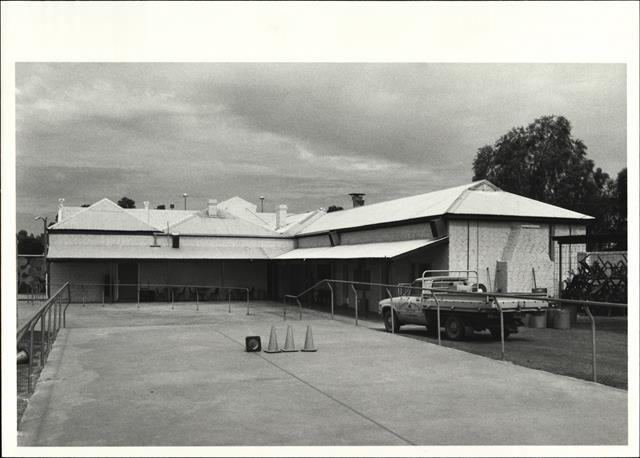 Rear elevation of building