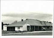 Left corner elevation of building