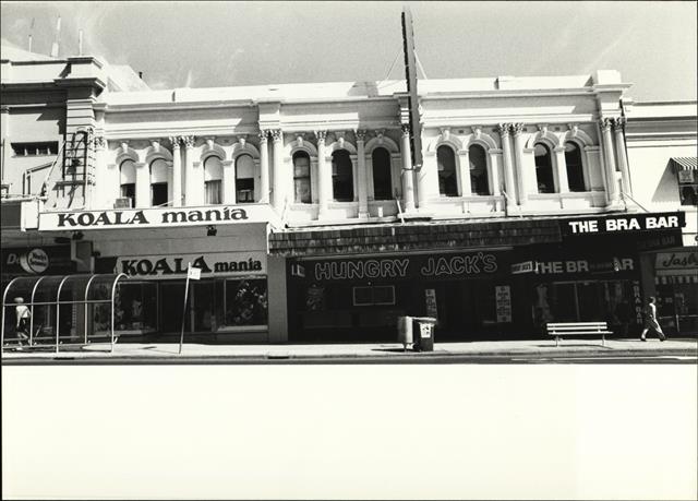 Front elevation of buildings