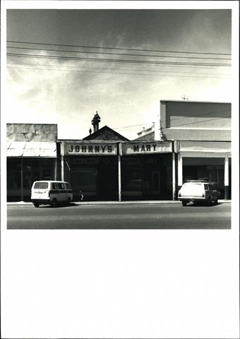 Front elevation of Johnny's Mart in Boulder