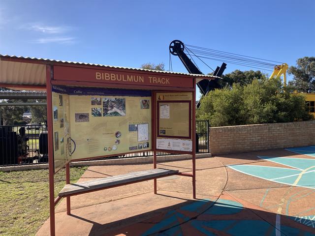 Bibbulmun Track - Collie Townsite section signage