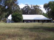 rear elevation of main residence, looking south