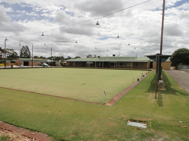 Bowling Club building and lawns