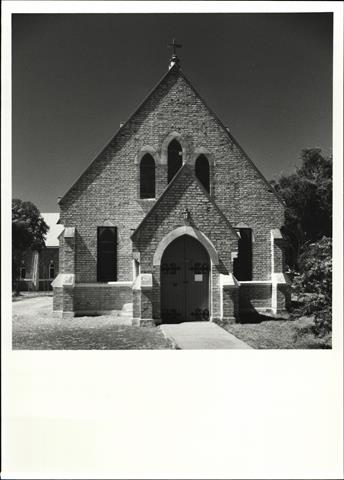 Front elevation of church from North