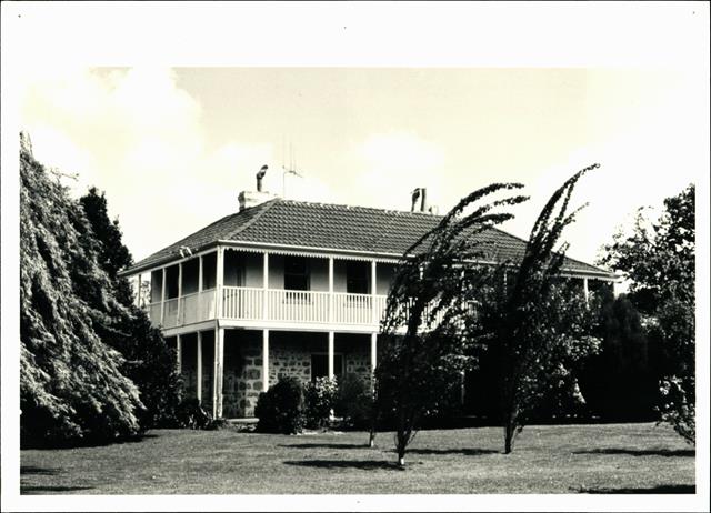 Angled front elevation of Rectory