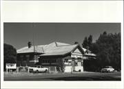 Left corner elevation of building