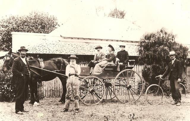 Bell Homestead, c1900, courtesy Rockingham Museum