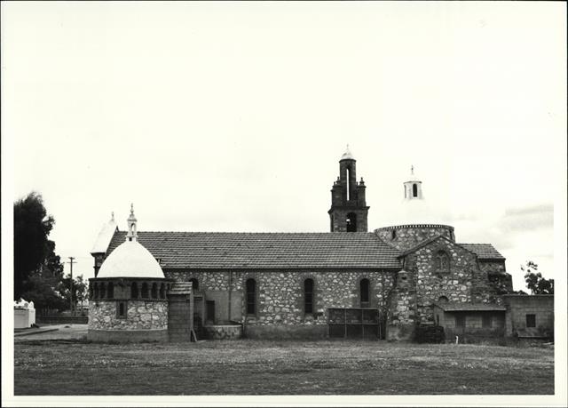 Side elevation of church from South