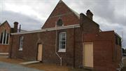 hall rear west elevation