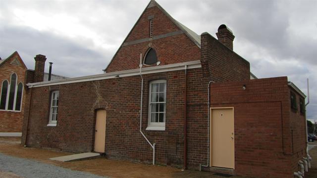 hall rear west elevation