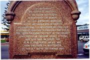 The memorial placque