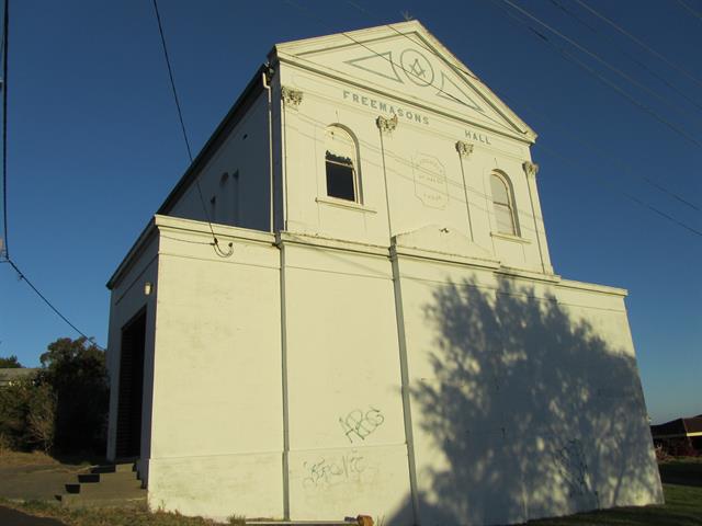 North west elevation at sunset