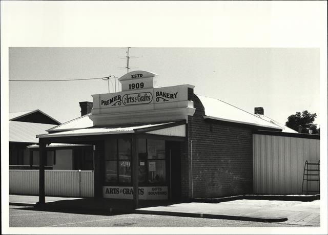 Front corner elevation detail showing the Bakery in Cunderdin