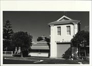 Front elevation of one station building and quarters