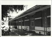 View of hotel front verandah