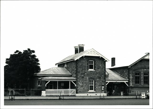 Front elevation of the former Police Station and Quarters