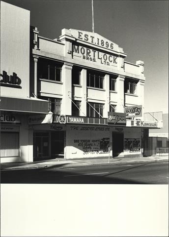 Front elevation of building façade