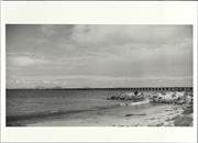 View of the second Jetty from the beach