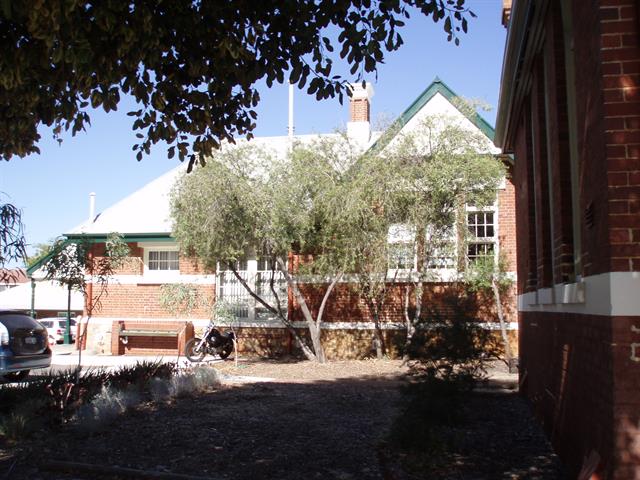 Original school building, north elevation