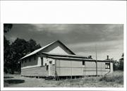 Right corner elevation of Masonic hall