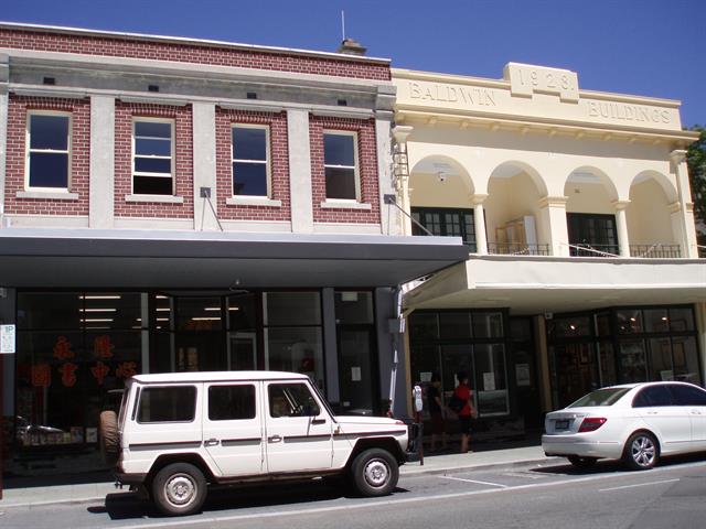 260-268 William Street, Northbridge, west elevation