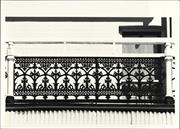 Detail of balcony railing ironwork on William Street frontage