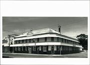Front corner elevation of building