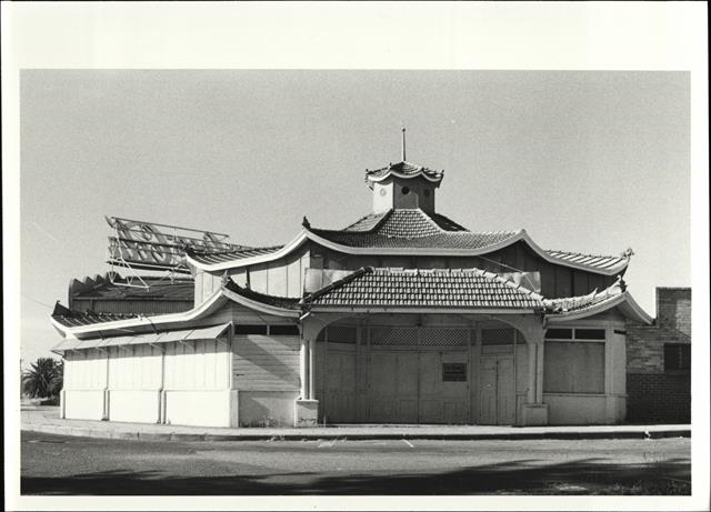 Southern elevation of building