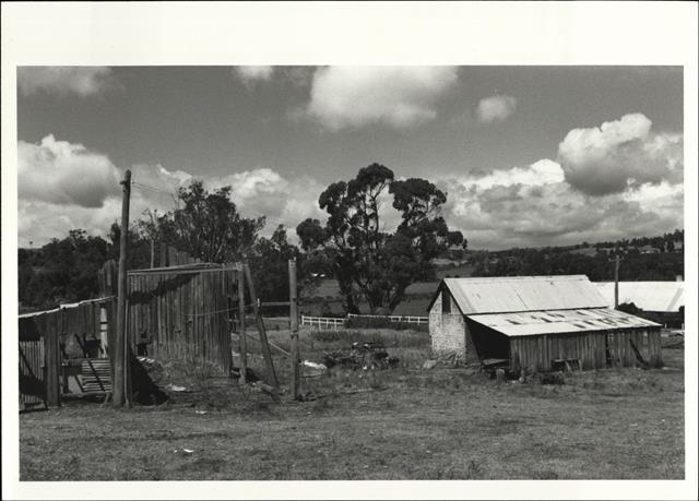 Ruins of the inn's barn in context