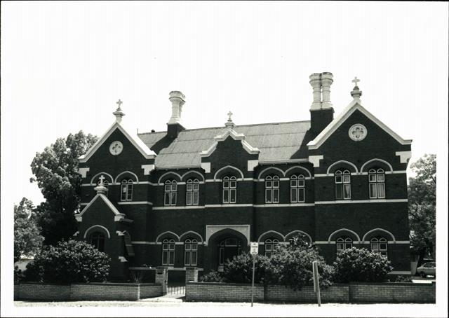 Front elevation of convent