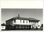 Front corner elevation of building